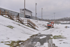 Brand new bleachers